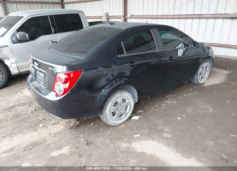 2013 CHEVROLET SONIC LS AUTO VIN: 1G1JA5SH3D4133876