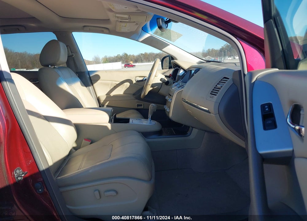 2011 NISSAN MURANO SL VIN: JN8AZ1MW9BW177486