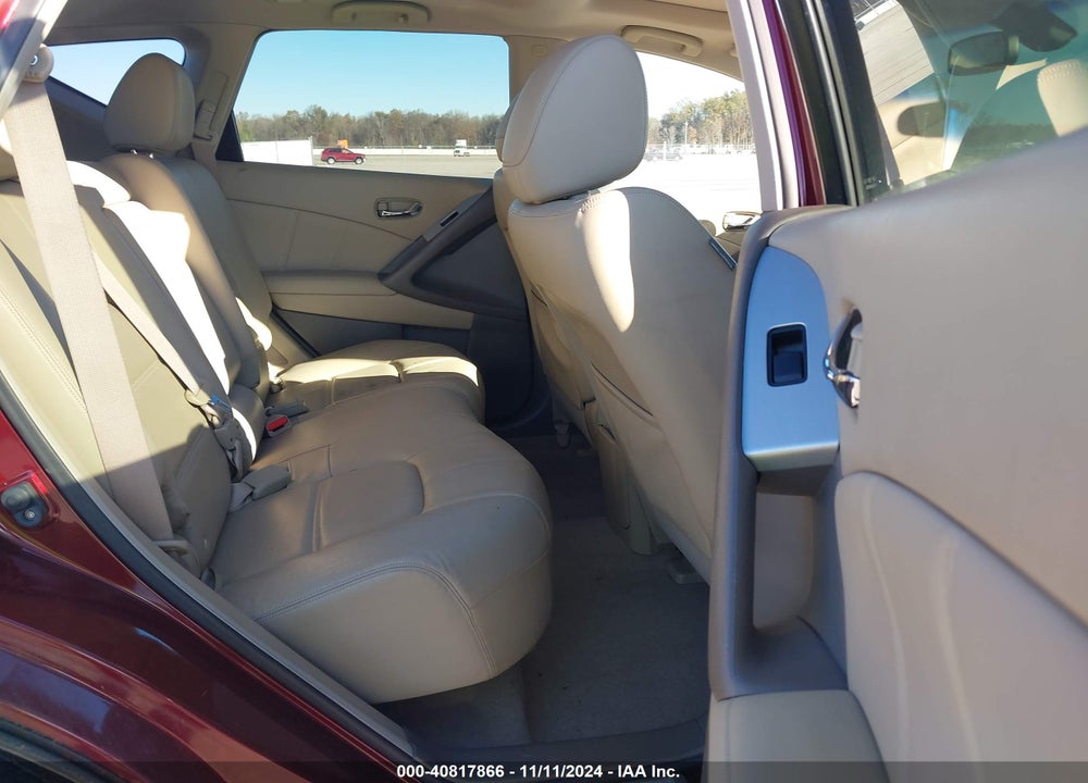 2011 NISSAN MURANO SL VIN: JN8AZ1MW9BW177486