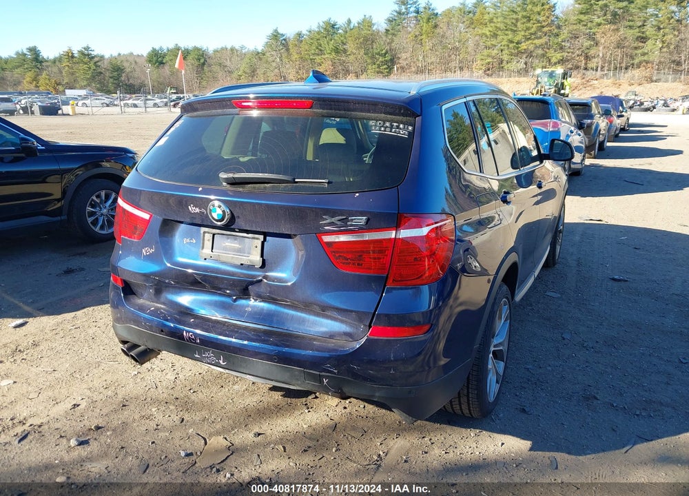 2017 BMW X3 XDRIVE28I VIN: 5UXWX9C32H0T24643
