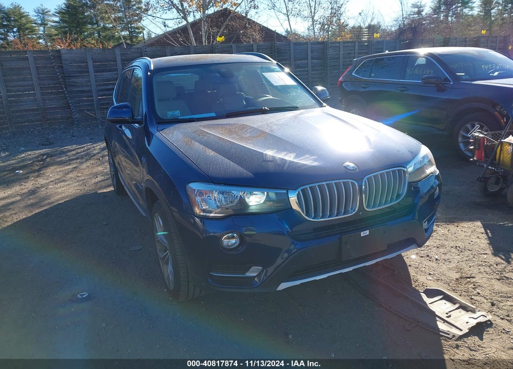 2017 BMW X3 XDRIVE28I VIN: 5UXWX9C32H0T24643