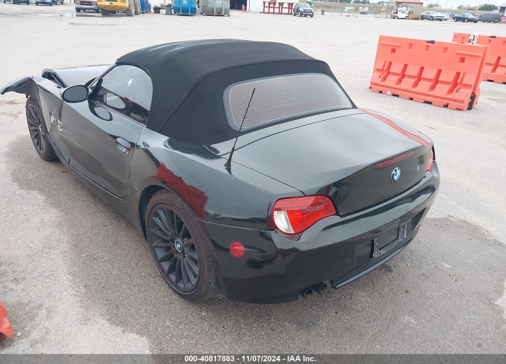 2007 BMW Z4 3.0I VIN: 4USBU33587LW73045