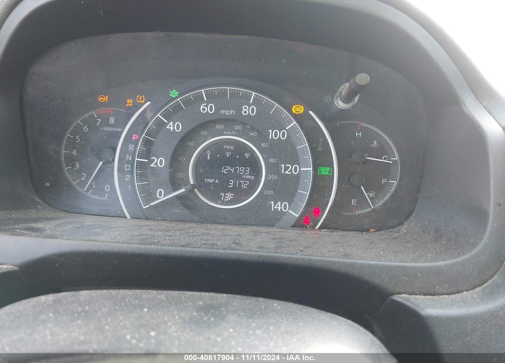 2013 HONDA CR-V LX VIN: 5J6RM3H34DL002294