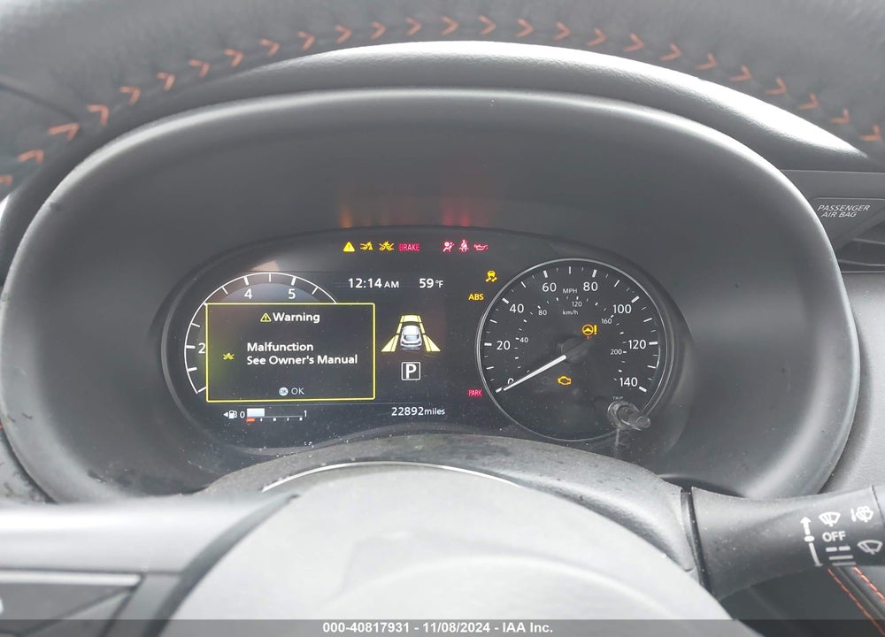 2024 NISSAN KICKS SR XTRONIC CVT VIN: 3N1CP5DVXRL514971