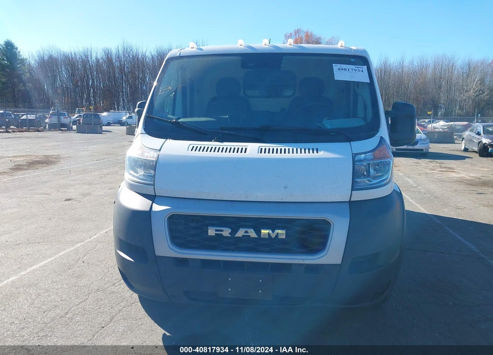 2022 RAM PROMASTER 1500 LOW ROOF 136 WB VIN: 3C6LRVAG3NE109912