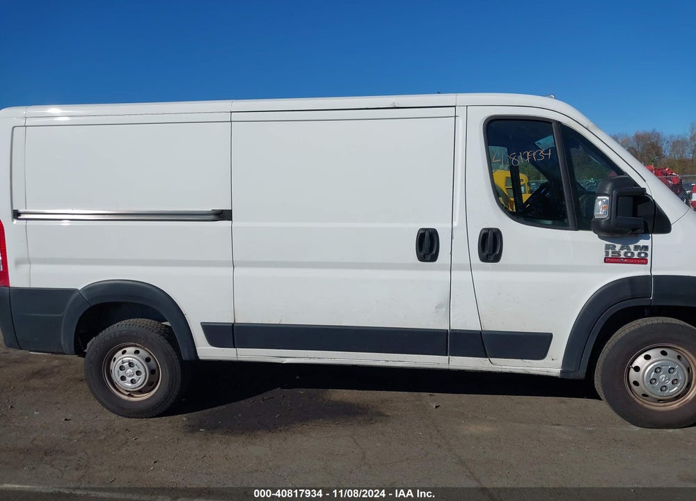 2022 RAM PROMASTER 1500 LOW ROOF 136 WB VIN: 3C6LRVAG3NE109912