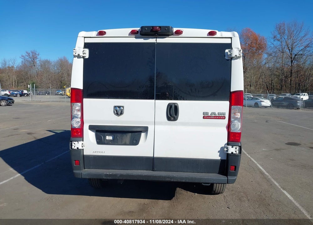 2022 RAM PROMASTER 1500 LOW ROOF 136 WB VIN: 3C6LRVAG3NE109912