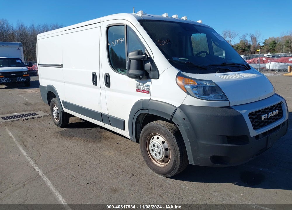 2022 RAM PROMASTER 1500 LOW ROOF 136 WB VIN: 3C6LRVAG3NE109912