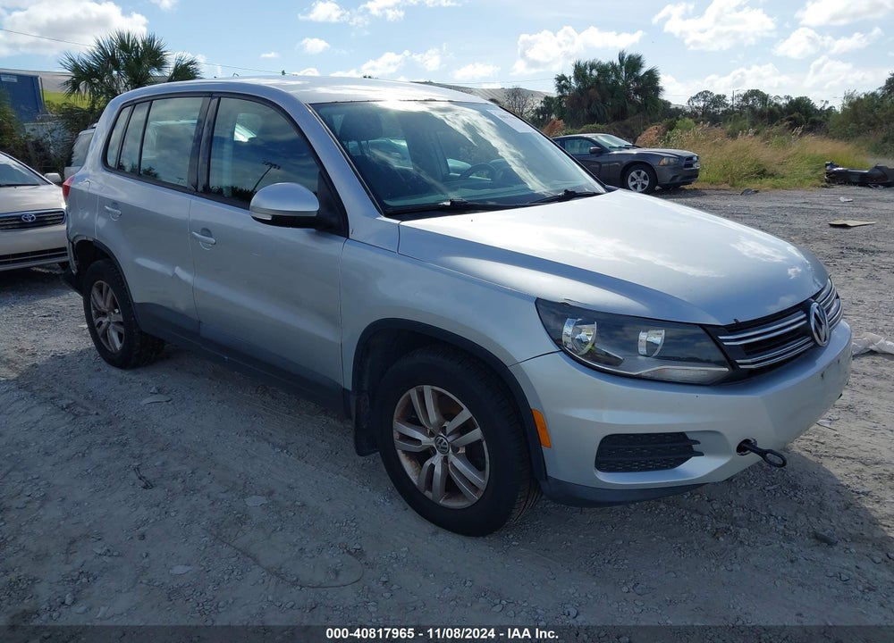 2013 VOLKSWAGEN TIGUAN S VIN: WVGBV3AX0DW621440