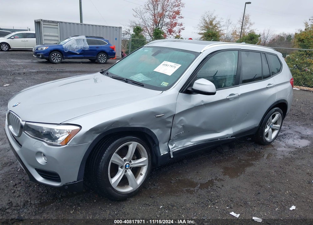 2017 BMW X3 XDRIVE28I VIN: 5UXWX9C31H0W76497