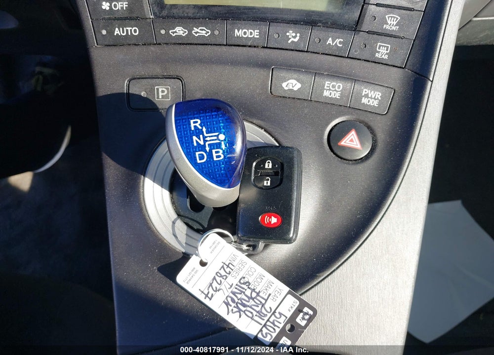 2011 TOYOTA PRIUS THREE VIN: JTDKN3DUXB1428227