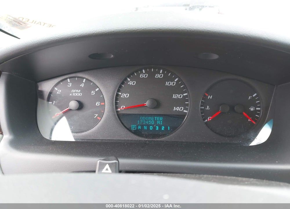 2007 CHEVROLET IMPALA LS VIN: 2G1WB58K679190368