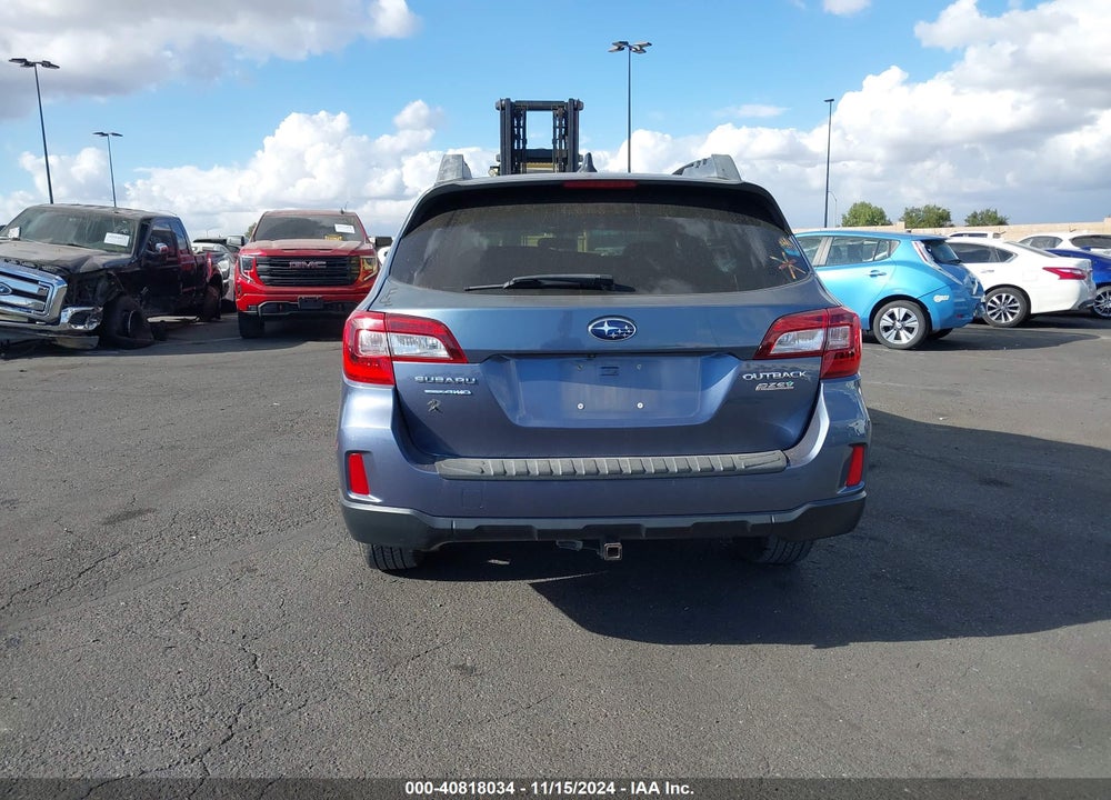 2016 SUBARU OUTBACK 2.5I PREMIUM VIN: 4S4BSACC7G3258874