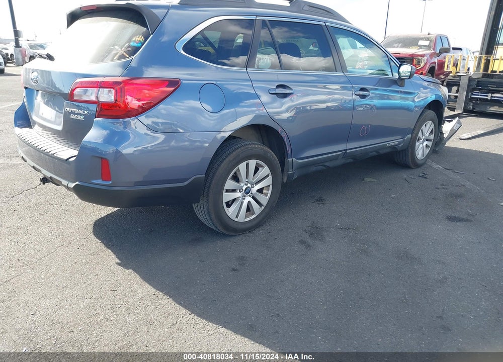 2016 SUBARU OUTBACK 2.5I PREMIUM VIN: 4S4BSACC7G3258874