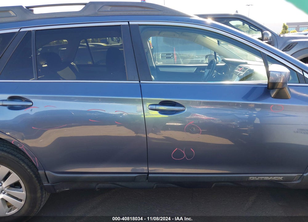 2016 SUBARU OUTBACK 2.5I PREMIUM VIN: 4S4BSACC7G3258874