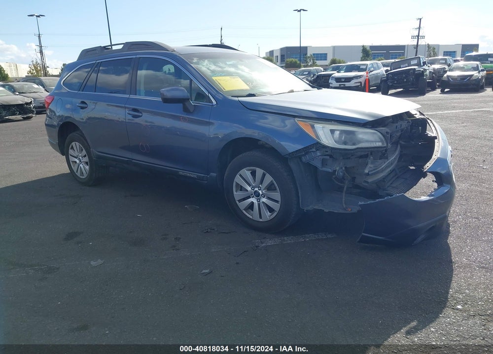 2016 SUBARU OUTBACK 2.5I PREMIUM VIN: 4S4BSACC7G3258874