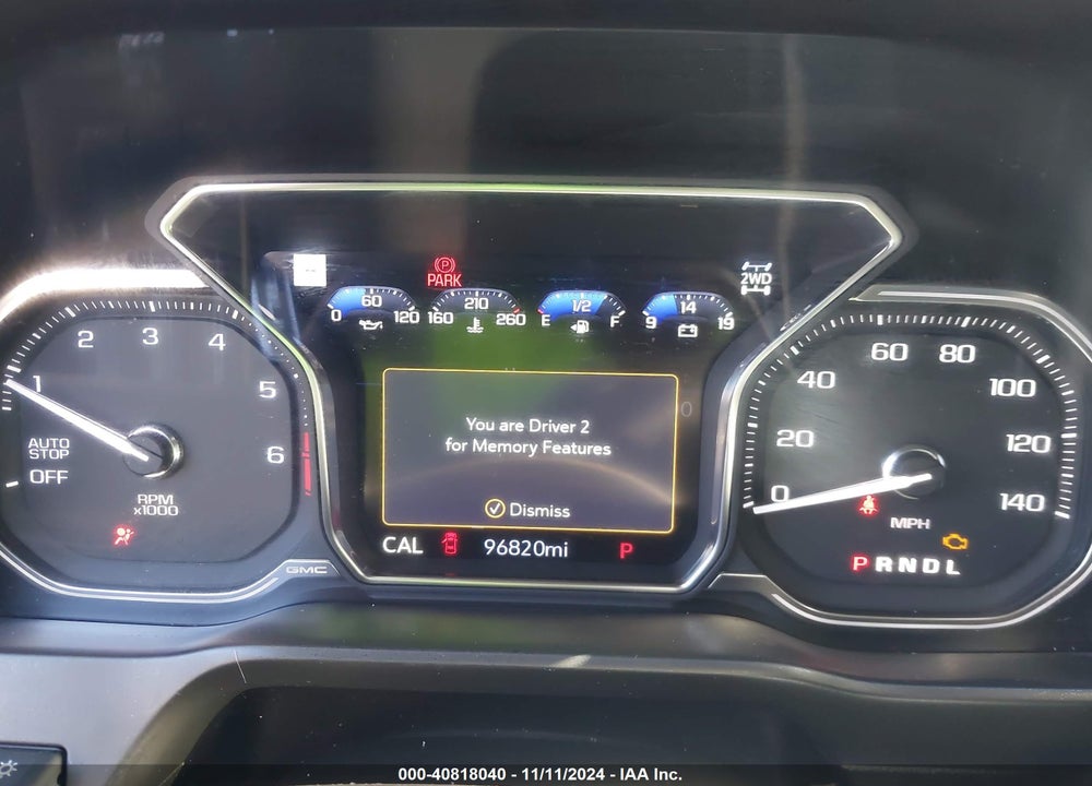 2019 GMC SIERRA 1500 DENALI VIN: 1GTU9FELXKZ299847