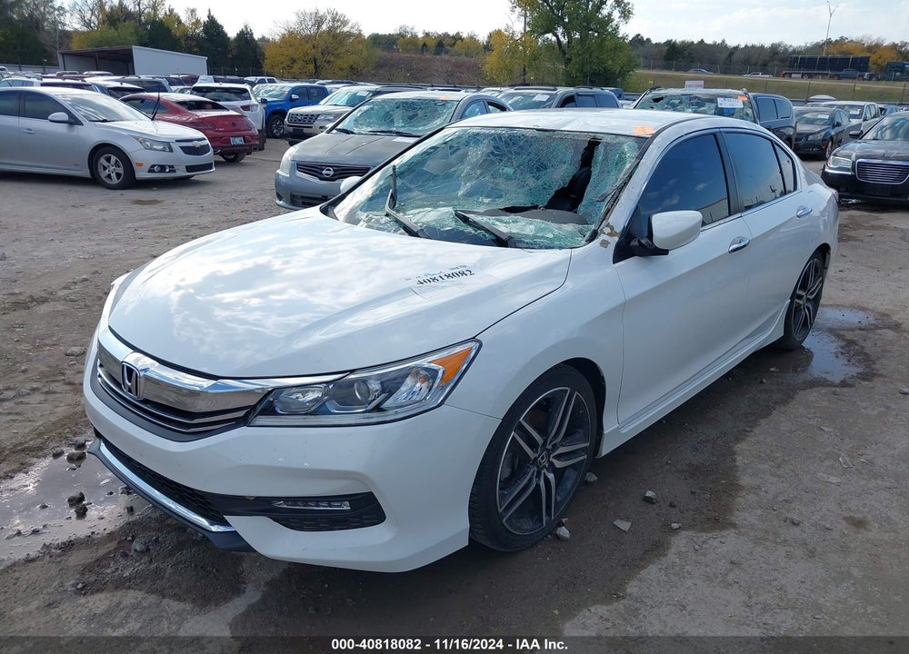 2017 HONDA ACCORD SPORT SE VIN: 1HGCR2F15HA030312