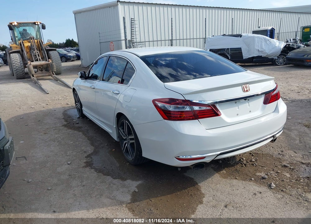 2017 HONDA ACCORD SPORT SE VIN: 1HGCR2F15HA030312