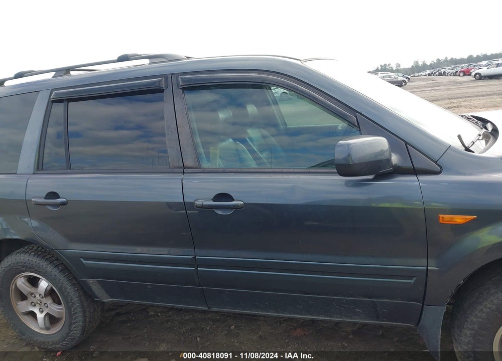 2006 HONDA PILOT EX-L VIN: 2HKYF18596H514481