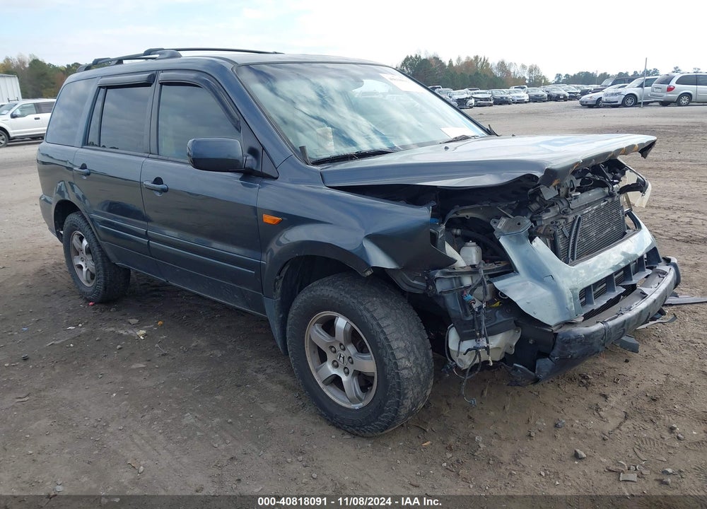 2006 HONDA PILOT EX-L VIN: 2HKYF18596H514481