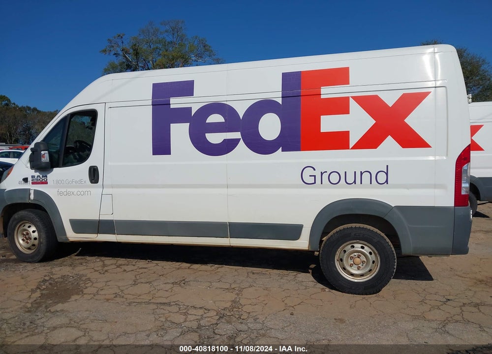2017 RAM PROMASTER 2500 HIGH ROOF 159 WB VIN: 3C6TRVDG2HE524414