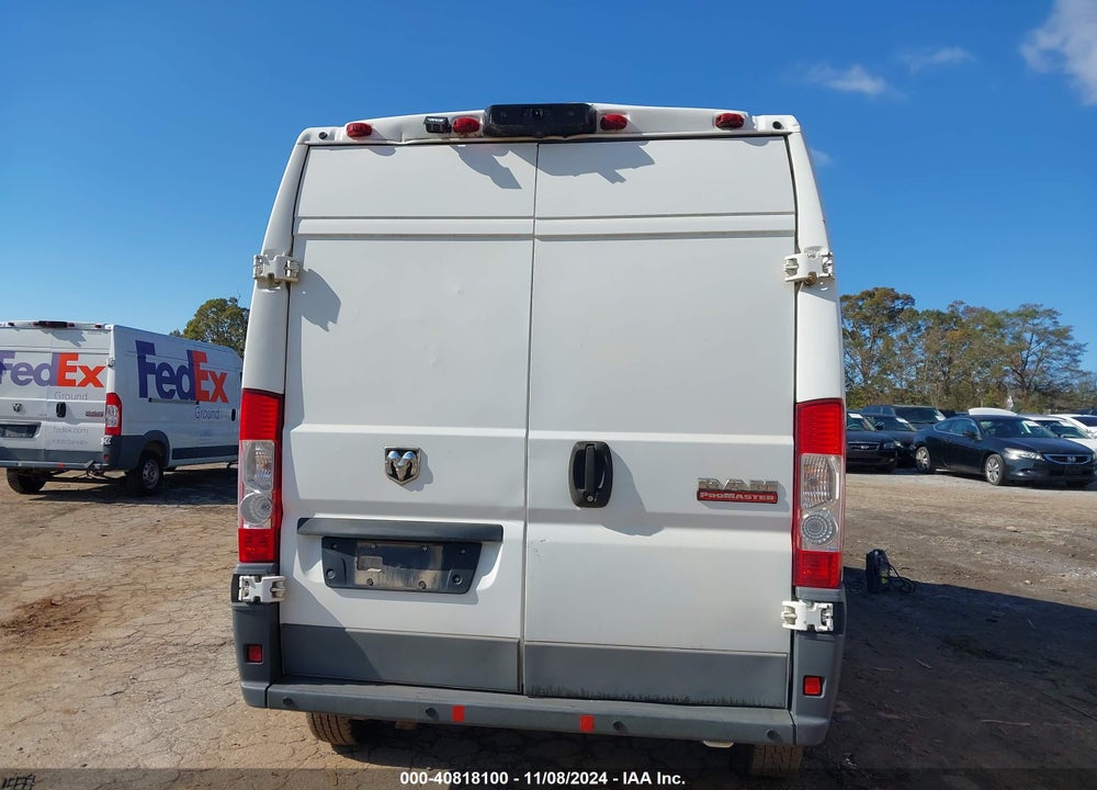 2017 RAM PROMASTER 2500 HIGH ROOF 159 WB VIN: 3C6TRVDG2HE524414