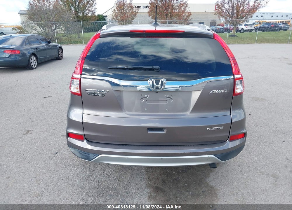 2015 HONDA CR-V TOURING VIN: 5J6RM4H99FL121035