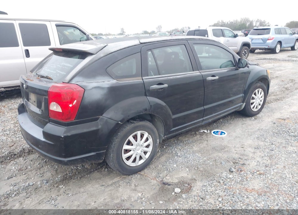 2007 DODGE CALIBER VIN: 1B3HB28B57D376678