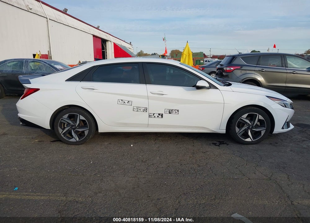 2023 HYUNDAI ELANTRA HYBRID LIMITED VIN: KMHLN4AJ3PU037281