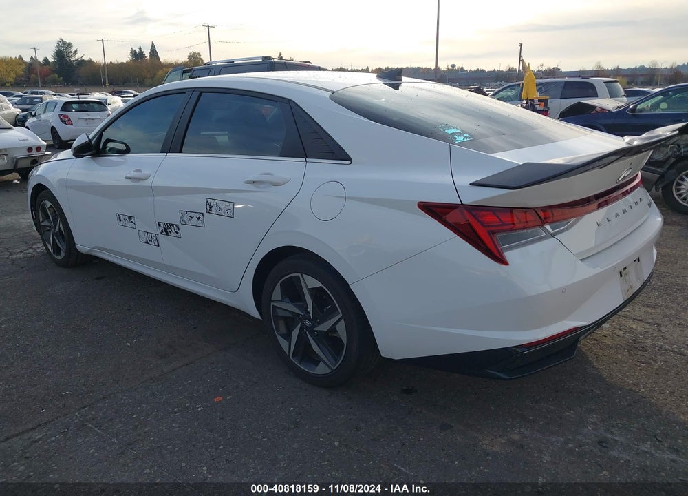 2023 HYUNDAI ELANTRA HYBRID LIMITED VIN: KMHLN4AJ3PU037281