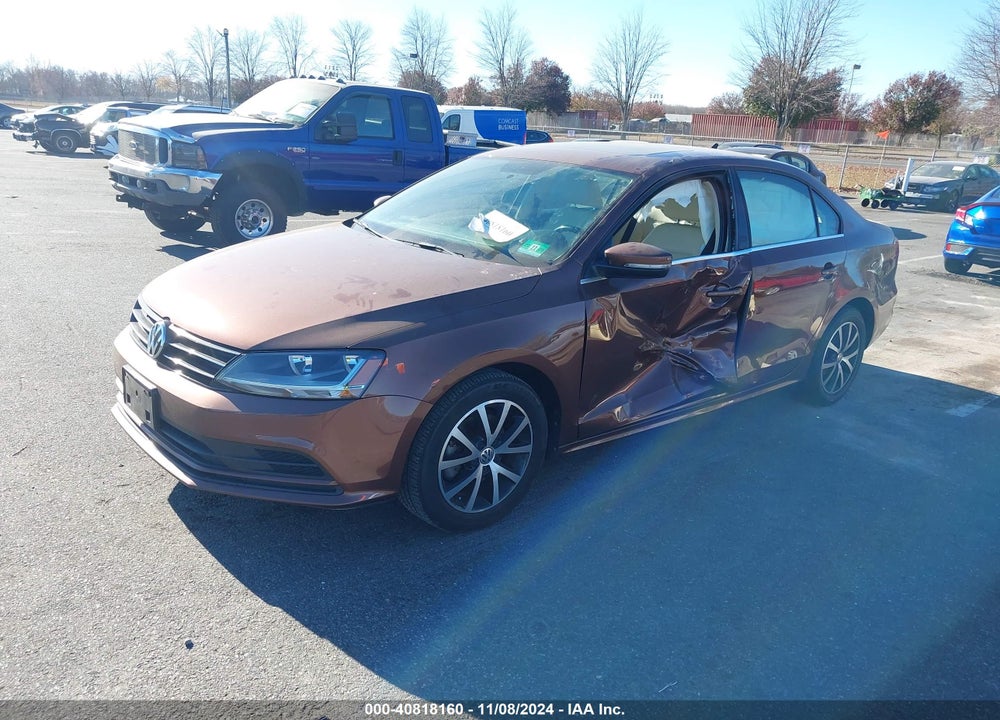 2017 VOLKSWAGEN JETTA 1.4T SE VIN: 3VWDB7AJ3HM390092