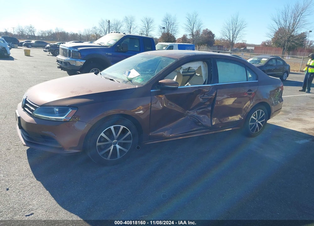 2017 VOLKSWAGEN JETTA 1.4T SE VIN: 3VWDB7AJ3HM390092