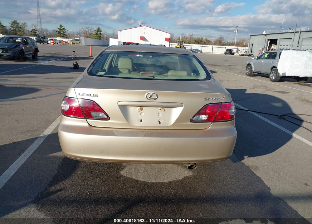 2003 LEXUS ES 300 VIN: JTHBF30G130139627