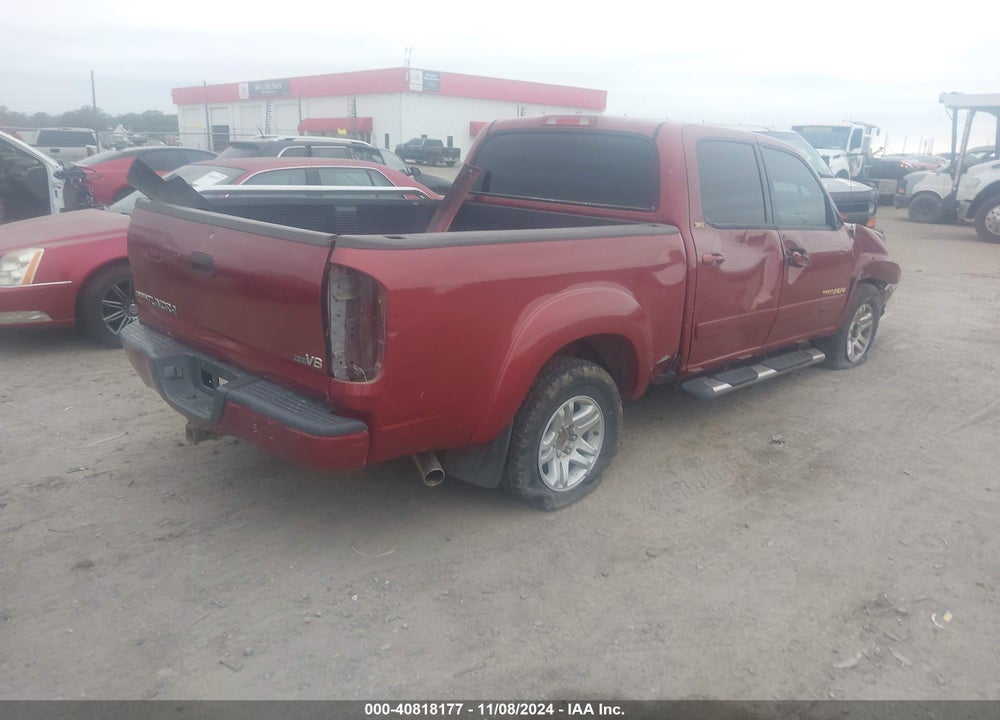 2004 TOYOTA TUNDRA LIMITED V8 VIN: 5TBET38104S442607