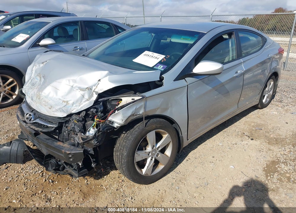 2013 HYUNDAI ELANTRA GLS VIN: 5NPDH4AE6DH319505