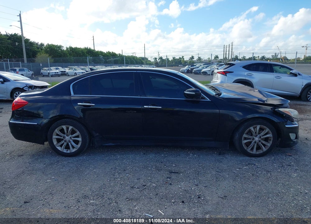 2012 HYUNDAI GENESIS 3.8 VIN: KMHGC4DD1CU161430
