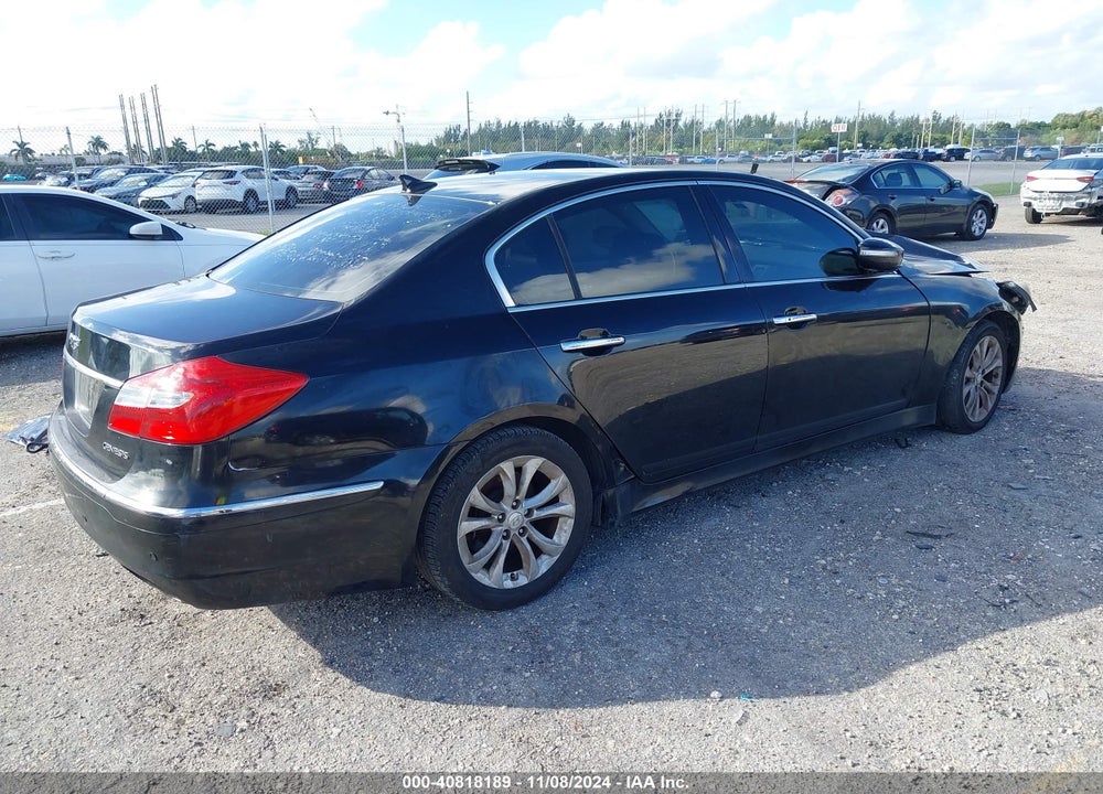 2012 HYUNDAI GENESIS 3.8 VIN: KMHGC4DD1CU161430