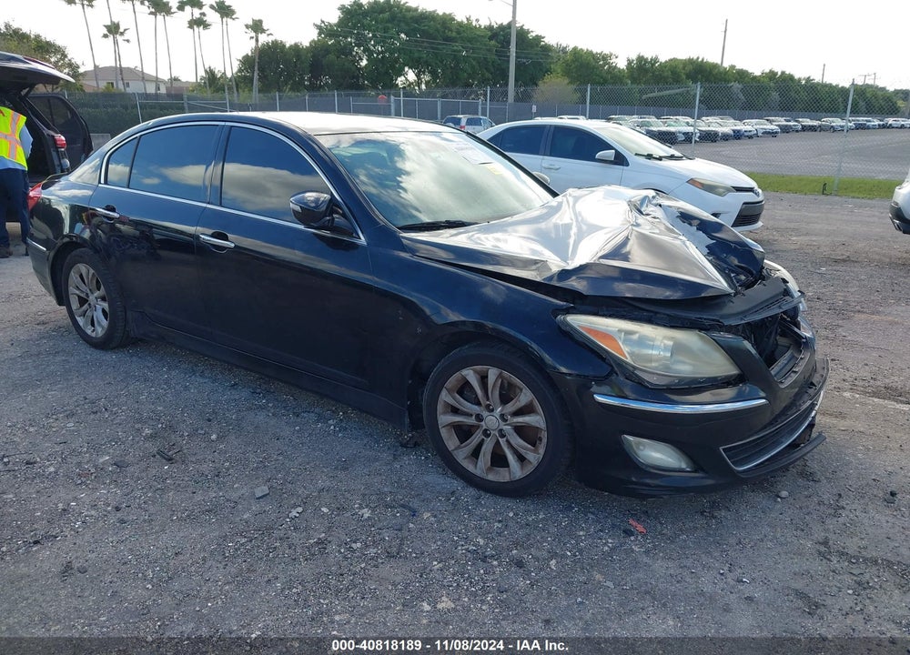 2012 HYUNDAI GENESIS 3.8 VIN: KMHGC4DD1CU161430