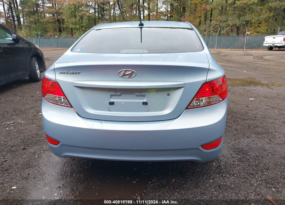 2012 HYUNDAI ACCENT GLS VIN: KMHCU4AE3CU071477