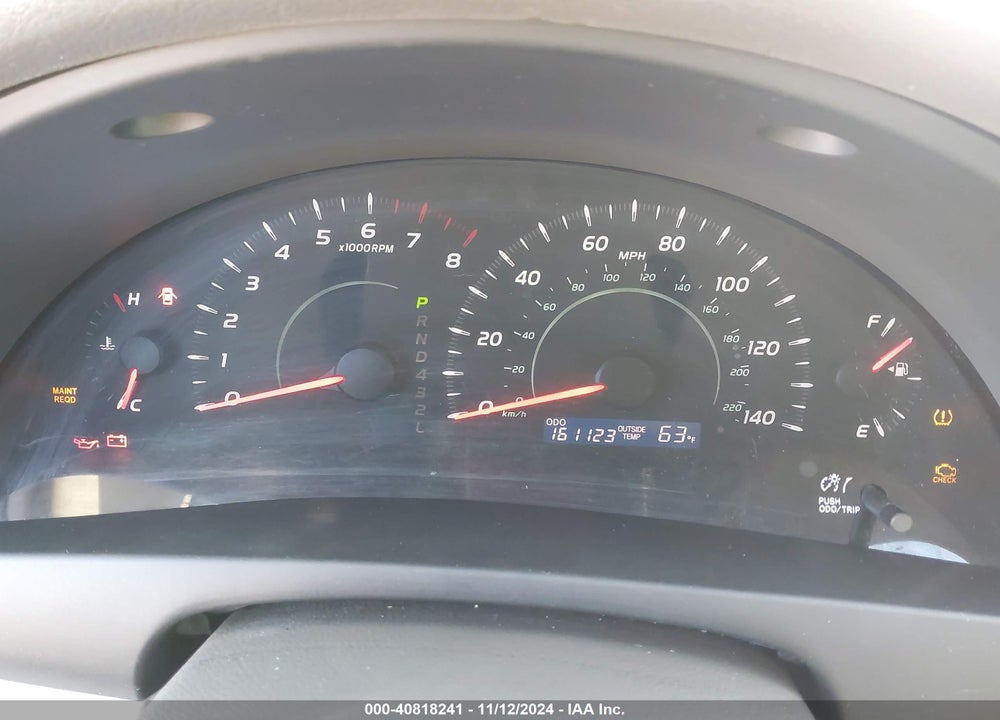 2009 TOYOTA CAMRY LE VIN: 4T1BE46KX9U286483