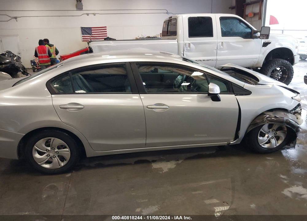 2013 HONDA CIVIC LX VIN: 19XFB2F50DE029370