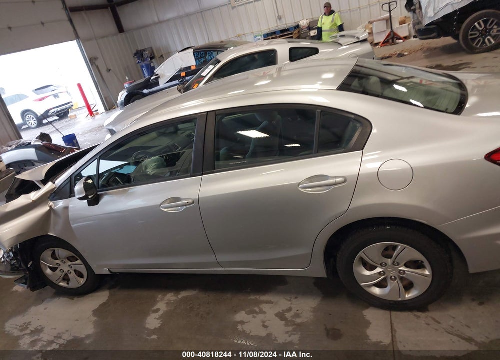 2013 HONDA CIVIC LX VIN: 19XFB2F50DE029370