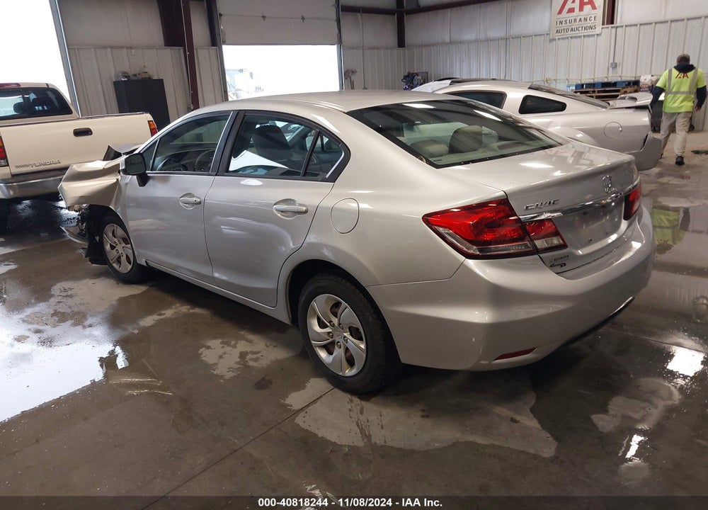 2013 HONDA CIVIC LX VIN: 19XFB2F50DE029370