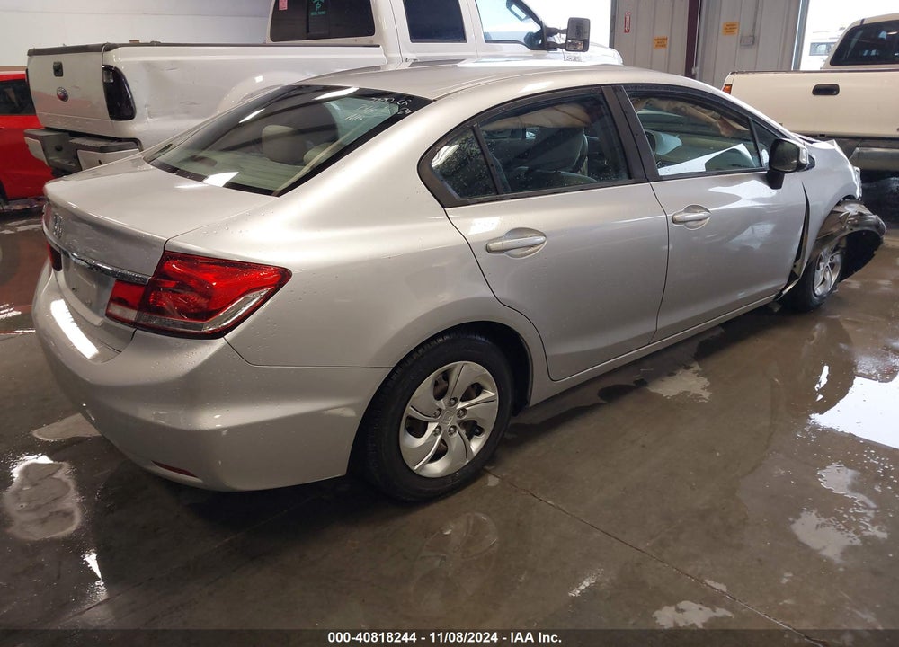 2013 HONDA CIVIC LX VIN: 19XFB2F50DE029370