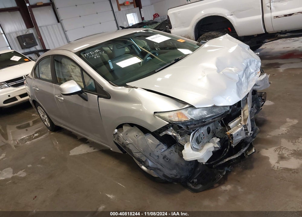 2013 HONDA CIVIC LX VIN: 19XFB2F50DE029370