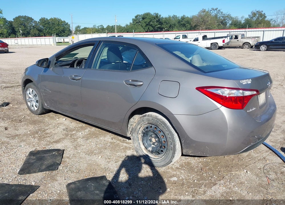 2015 TOYOTA COROLLA LE VIN: 5YFBURHE6FP354573