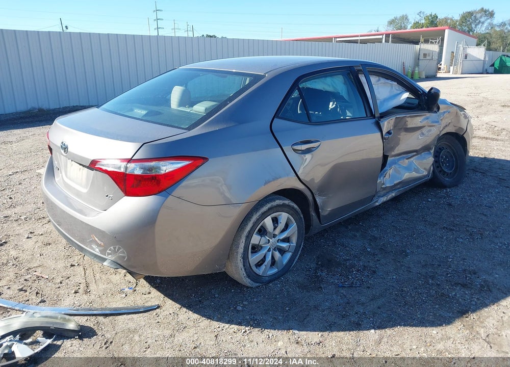 2015 TOYOTA COROLLA LE VIN: 5YFBURHE6FP354573