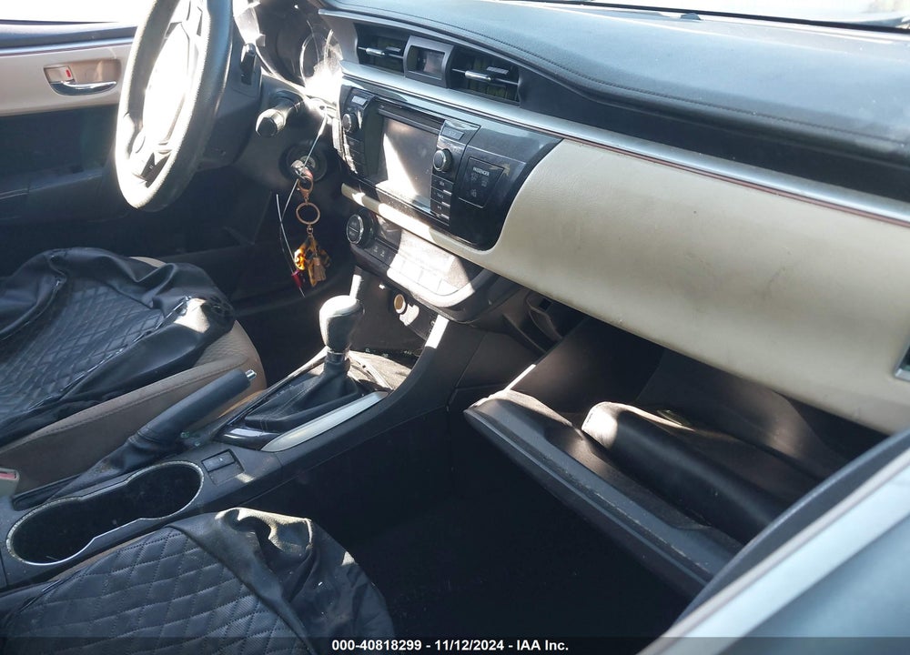 2015 TOYOTA COROLLA LE VIN: 5YFBURHE6FP354573