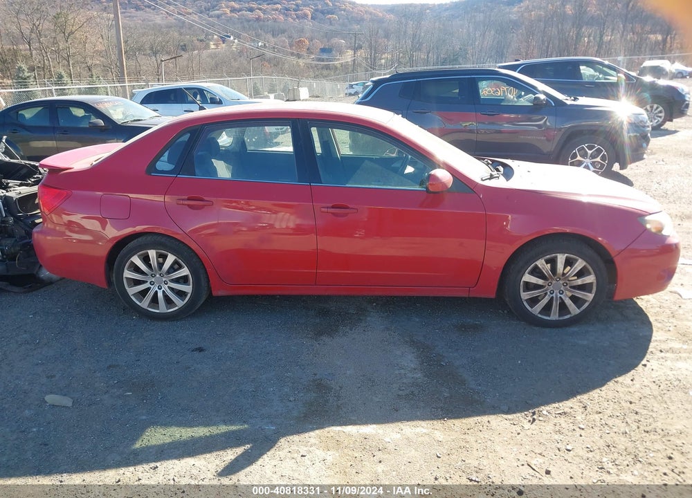 2008 SUBARU IMPREZA WRX VIN: JF1GE74608G508176